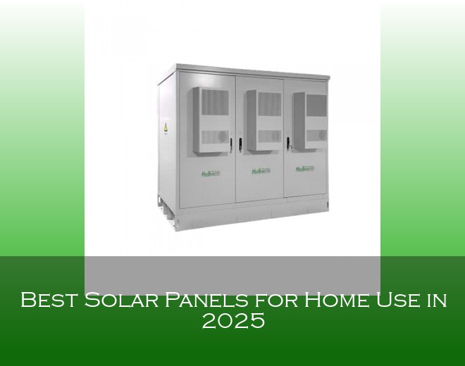 Best Solar Panels for Home Use in 2025